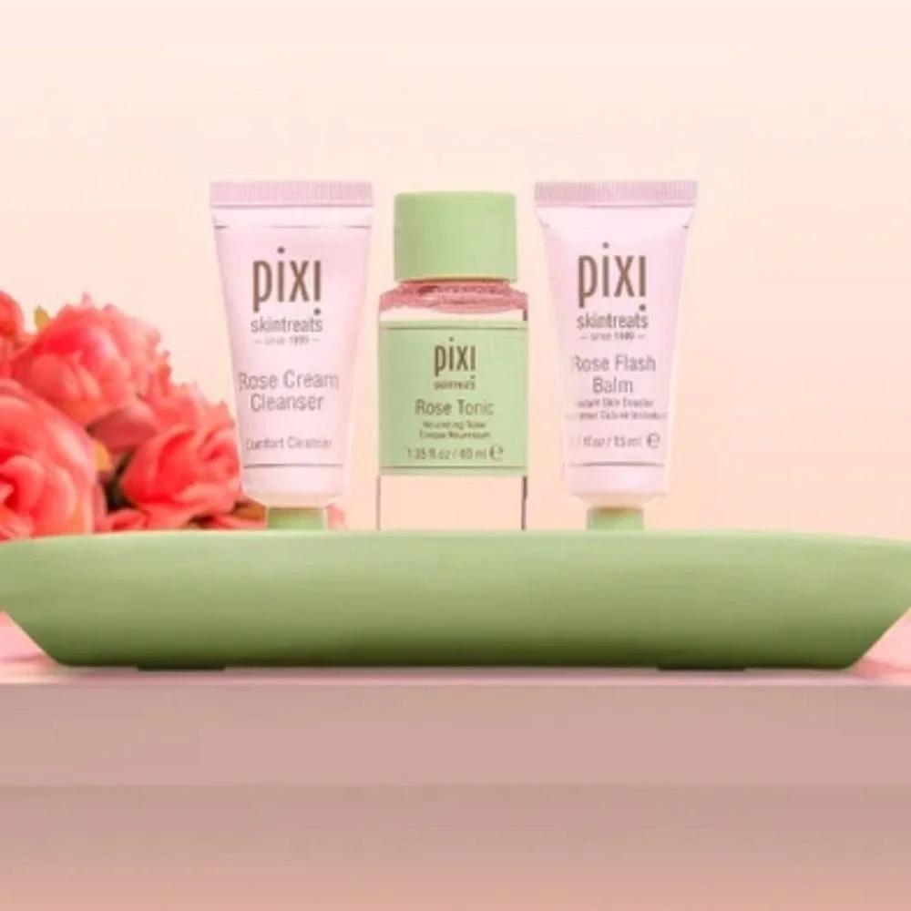 Pixi Skintreats Best Of Rose‎ 3- Piece Set